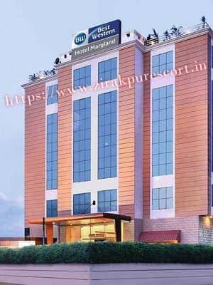 Call Girls Near BEST WESTERN Maryland Zirakpur